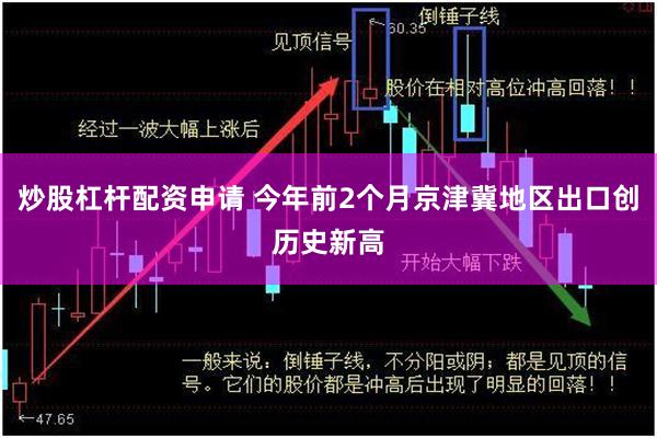 炒股杠杆配资申请 今年前2个月京津冀地区出口创历史新高