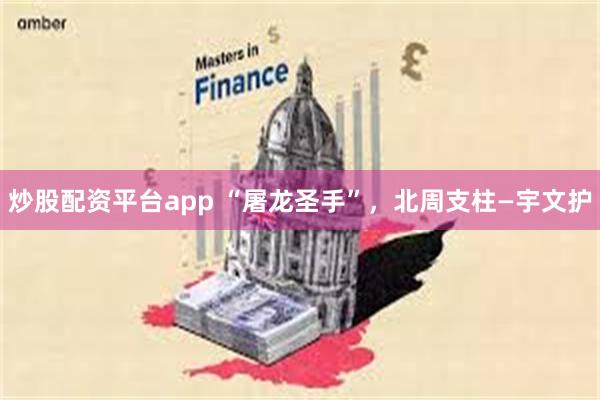 炒股配资平台app “屠龙圣手”，北周支柱—宇文护