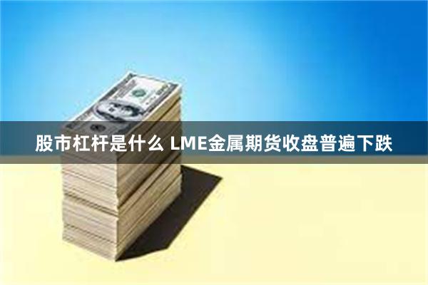 股市杠杆是什么 LME金属期货收盘普遍下跌